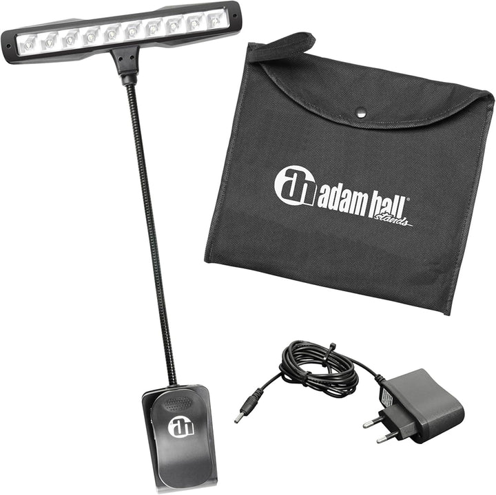 Adam Hall Stands SLED 10 - mobile LED Notenpultleuchte/Leselampe 10 Led Notenpultleuchte, 10 Led Not