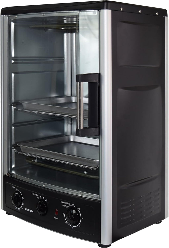 Syntrox Germany 52 Liter Dönergrill Gänsebräter Entenbräter Putenbräter Hähnchengrill Backofen Rotis