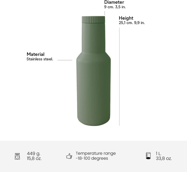 Design Letters Karaffe | Verwenden Sie die Karaffe als thermoskanne, To go becher, Camping becher |