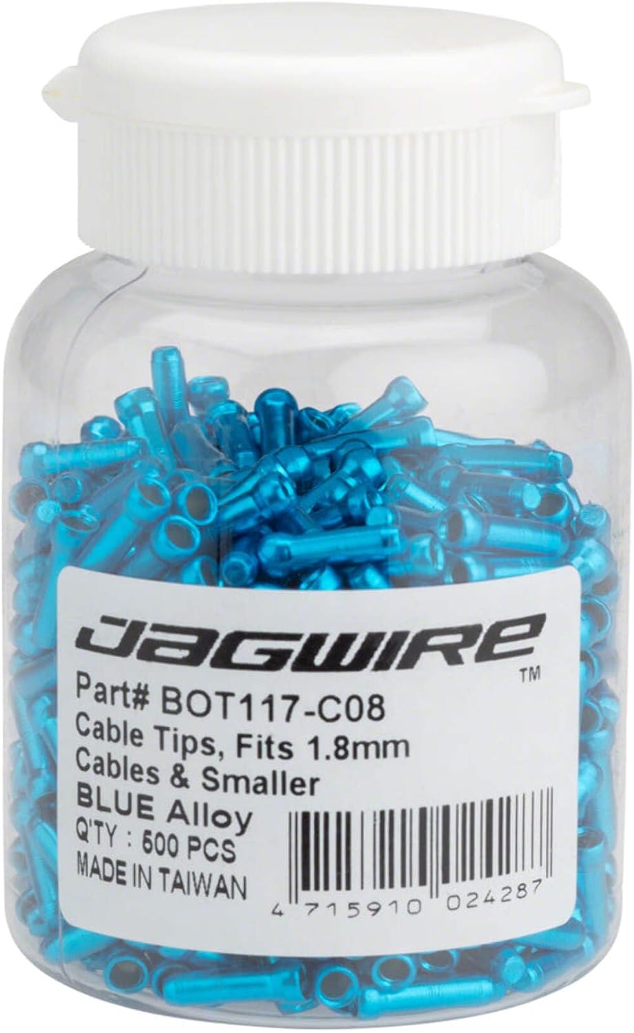 Jagwire Bremsen oder Bit Set-Betriebsstufen 500 Stück Blau - Blau, Blau - Blau