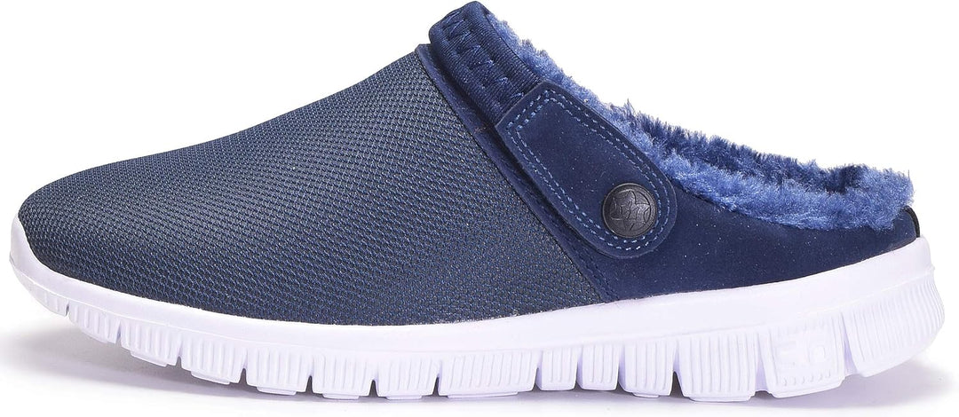 Eagsouni Clogs Hausschuhe Herren Damen Winter Gartenschuhe Haus Pantoffeln Warme Plüsch Gefüttert Ga