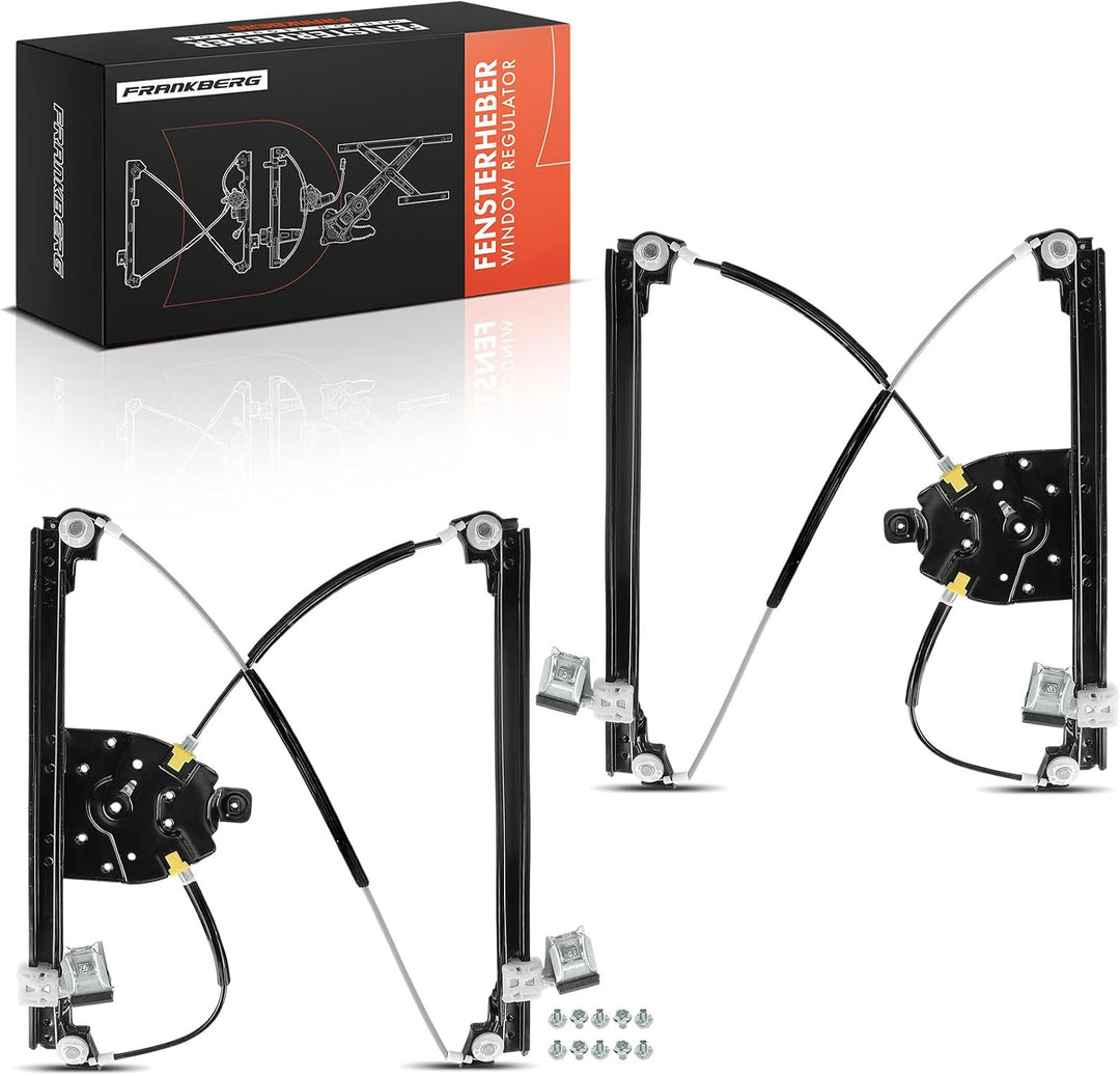 Frankberg 2x Fensterheber Elektrisch Ohne Motor Vorne Links Rechts Kompatibel mit 607 9D 9U 2.0L-2.9