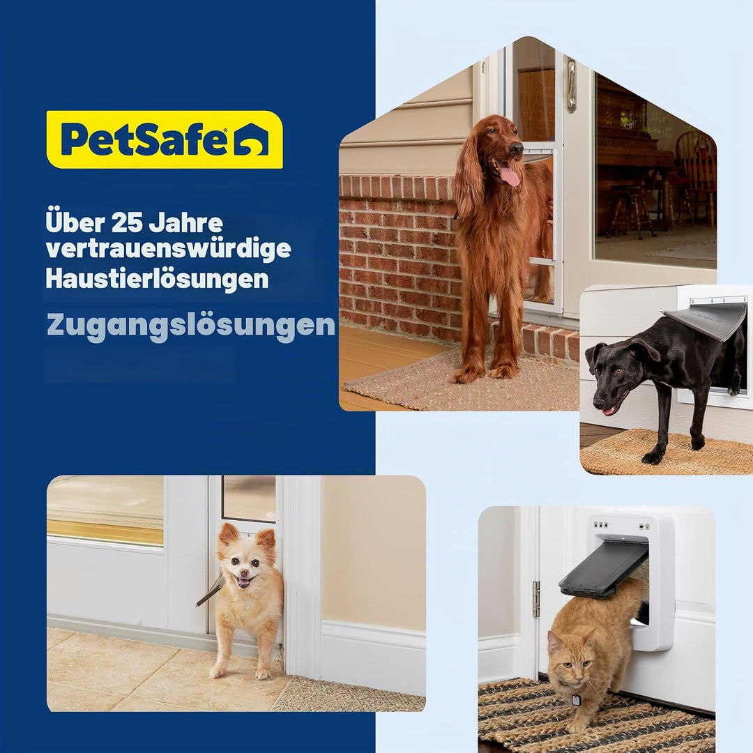 PetSafe Haustiertür für Katzen und Hunde, extrem wetterfest, energieeffizient, isoliertes Klappensys