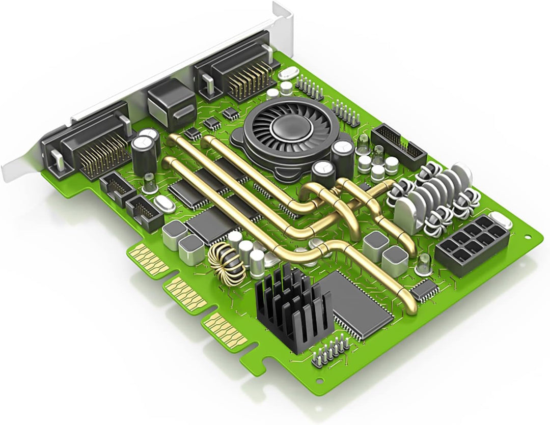 GZkushi 40 Stück Schwarze Heatsink, Aluminium Kühlkörper Thermo-Klebepad Kühler für Kühlen Kleiner I