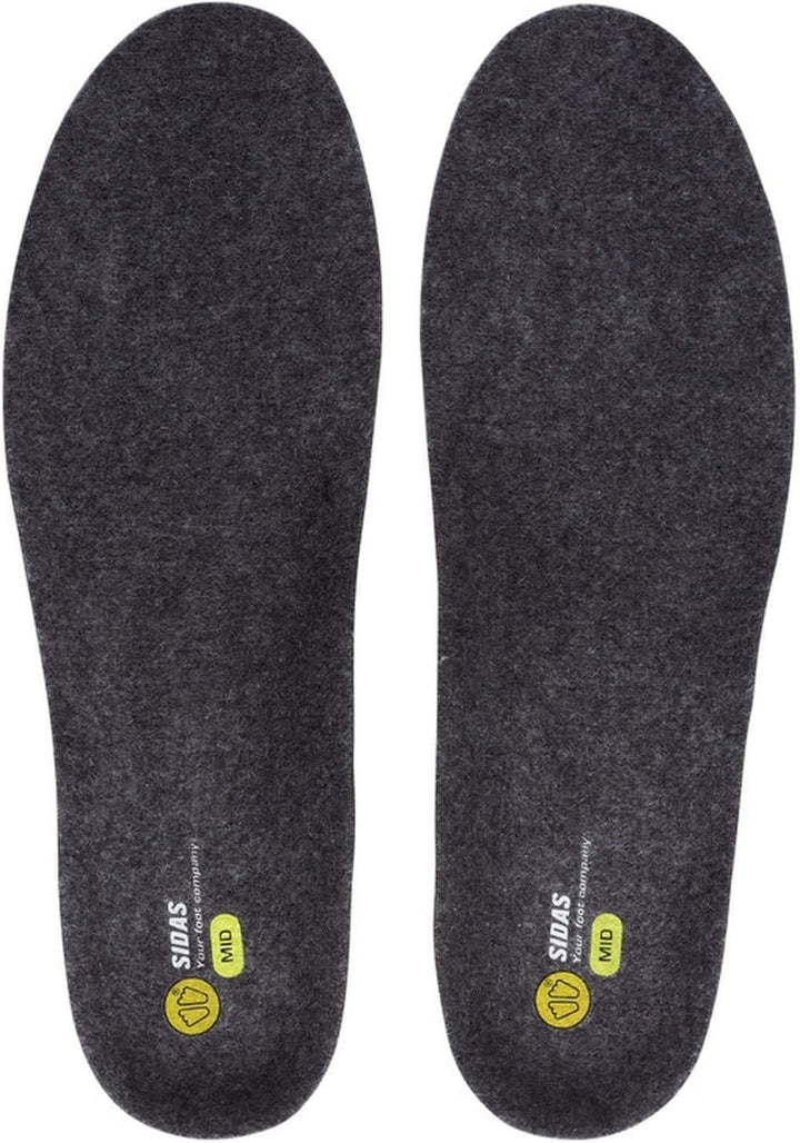 Sidas 3 Feet Merino Mid Einlegesohle Grau S (37-38), Grau S (37-38)