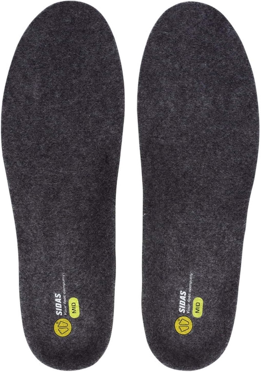 Sidas 3 Feet Merino Mid Einlegesohle Grau XXL, Grau XXL