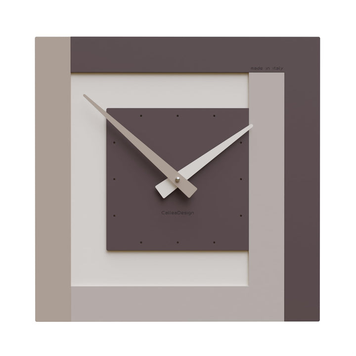 CalleaDesign 40 cm Wanduhr Clock40 Schokolade, Schokolade