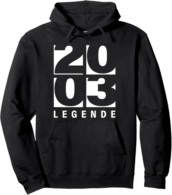 2003 Legende 19 Jahre Geburtstag Pullover Hoodie
