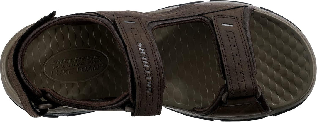 Skechers Herren Tresmen-Garo Open Toe Water Sandal 40 EU Braun, 40 EU Braun