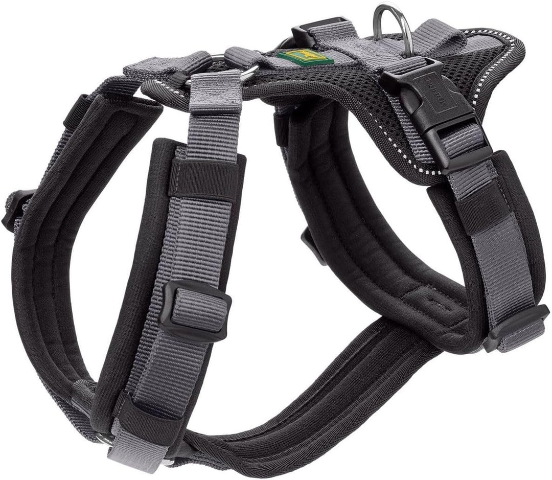 HUNTER Sicherheitsgeschirr Maldon Farbe schwarz/grau, Grösse M M schwarz/grau, M schwarz/grau
