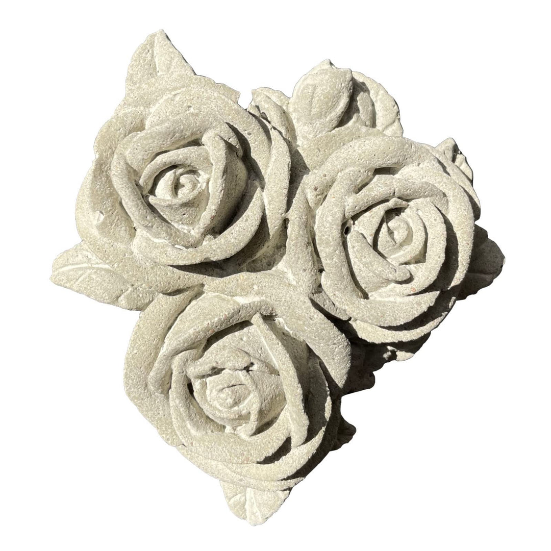 ZGM Betonfigur ROSENBOUQUET - handgefertigte Dekoration für Garten und Haus