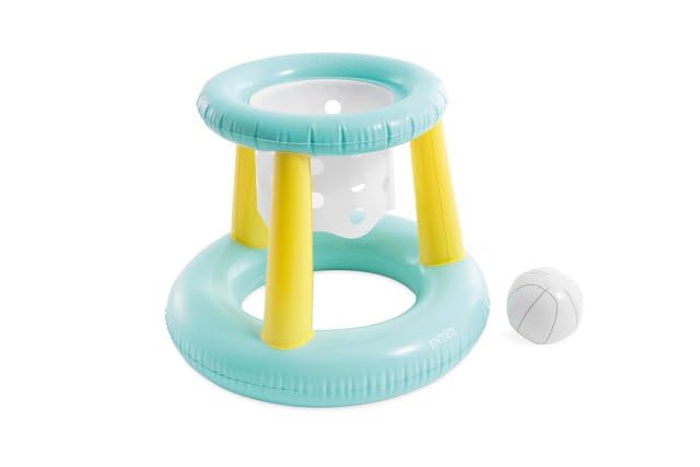 Intex Fun Goals Game - Aufblasbares Wasserballspiel (Volleyball + Basketball) 67 x 55 cm Volleyball