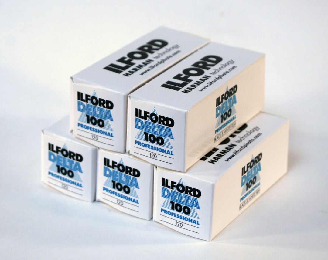 Ilford delta 100asa black & white 120 rollfilm packung mit 5 stück