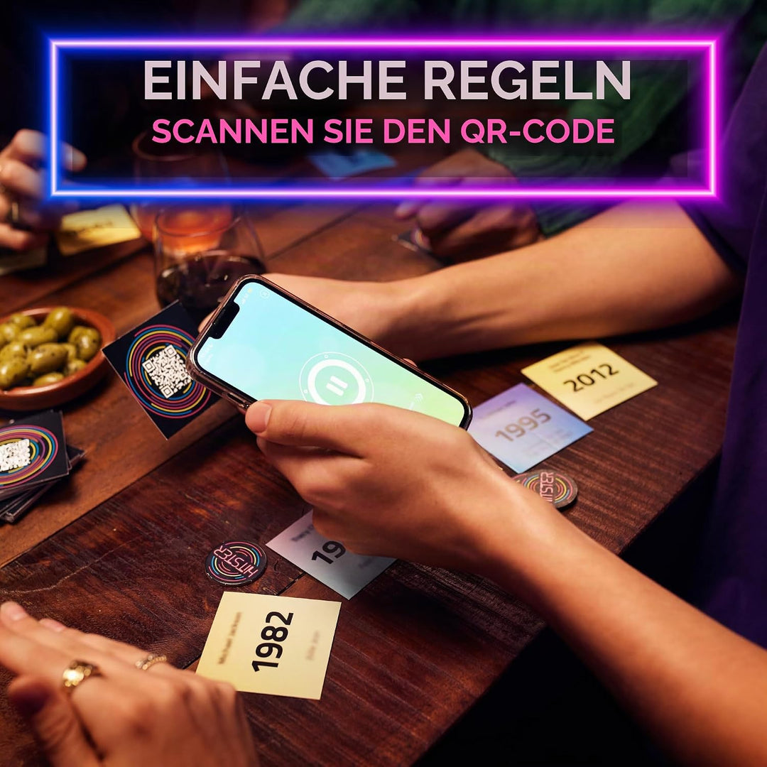 Hitster Erweiterung Urban &amp; Hip-Hop – Gesellschaftsspiel und musikalische Stimmung – Spiel für Erwac