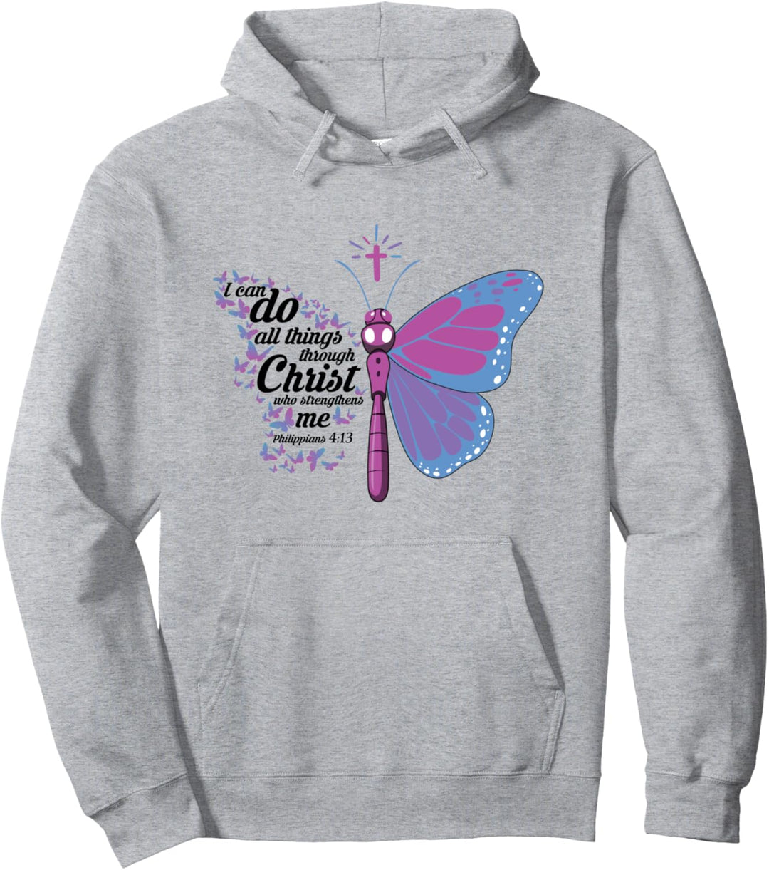 Ich vermag alles durch Christus Christliches Pullover Hoodie