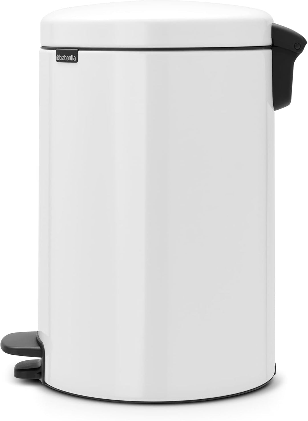 Brabantia Treteimer mit Inneneimer aus Metall, plastik metall, weiss, 20 Liter 20 Liter White, 20 Li