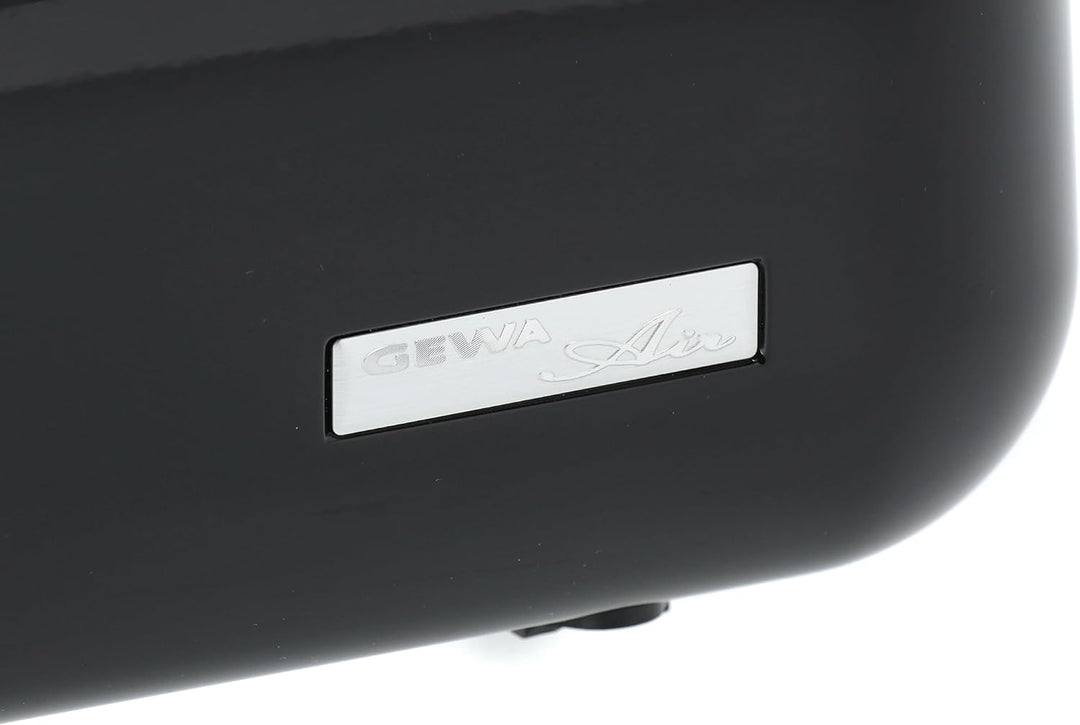 GEWA Violinkoffer AIR 2.1 schwarz hochglanz, mit zusätzlichem Seitengriff, Made in Germany schwarz m
