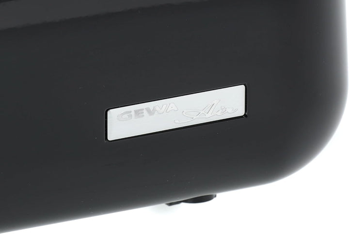 GEWA Violinkoffer AIR 2.1 schwarz hochglanz, mit zusätzlichem Seitengriff, Made in Germany schwarz m
