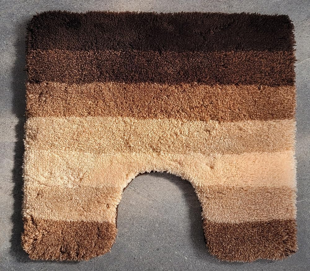 Meusch 2338301130 WC-Vorleger Palace, 55 x 50 cm, nussbraun Nussbraun 55 x 50 cm Single, Nussbraun 5