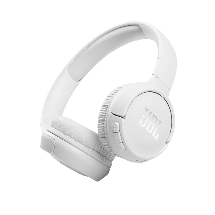 JBL Tune 510BT Kabellose On-Ear-Kopfhörer mit Purebass Sound, Weiss