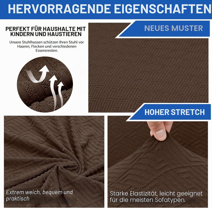 Ystyle Stuhlhussen 6er Set, Stretch Stuhlbezug, Universale Elastische Stuhlbezüge, Hussen Für Stühle