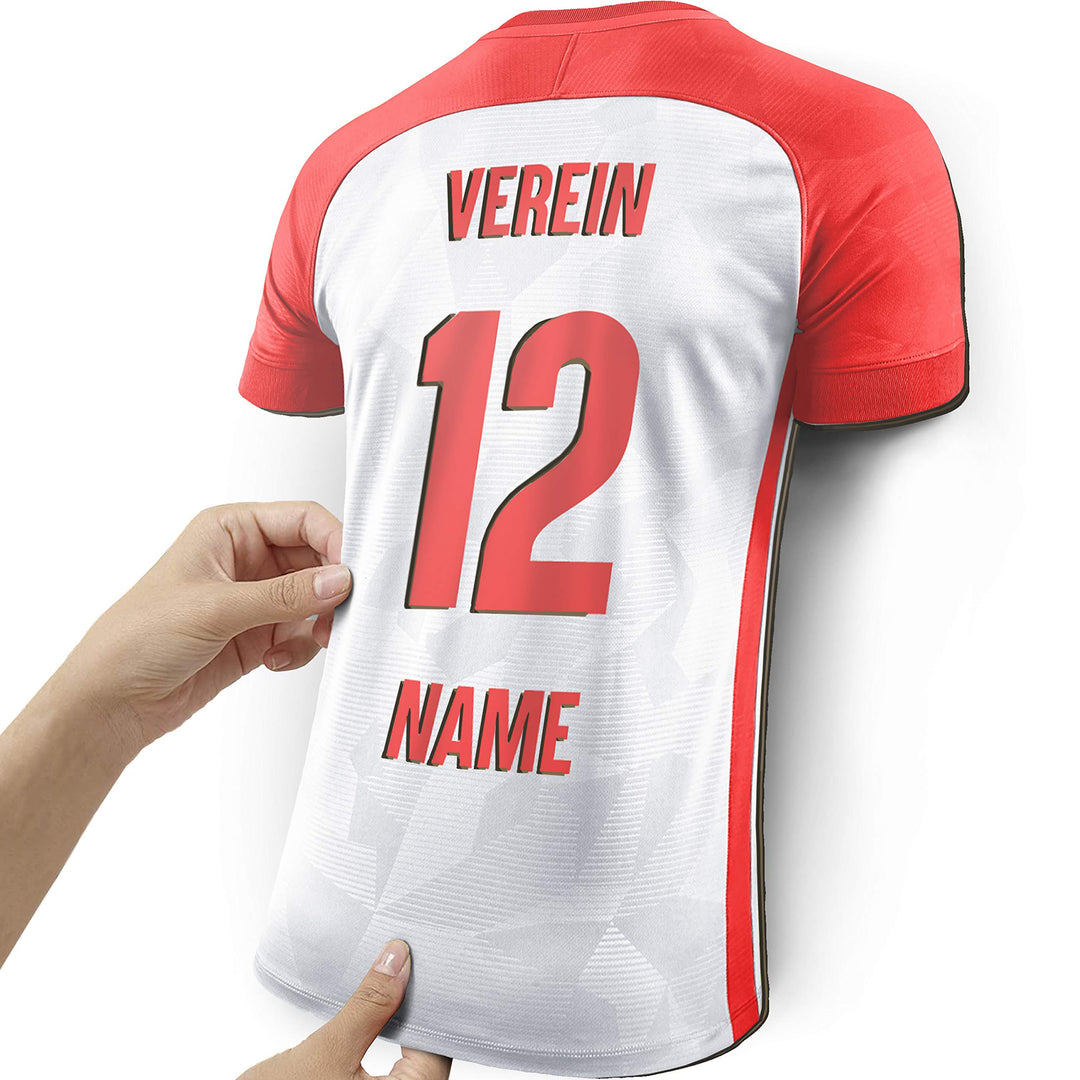 Elbeffekt Trikotlampe für Augsburg Fans aus Holz - personalisierbares Geschenk - schenke Dein indivi