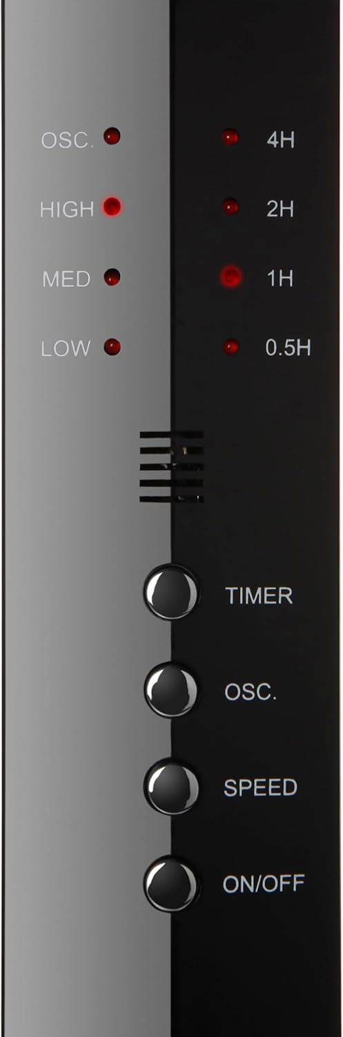 Orbegozo SF 0244 - Standventilator, Fernbedienung, leise, fünf Blätter, Timer bis zu 7,5 Stunden, dr