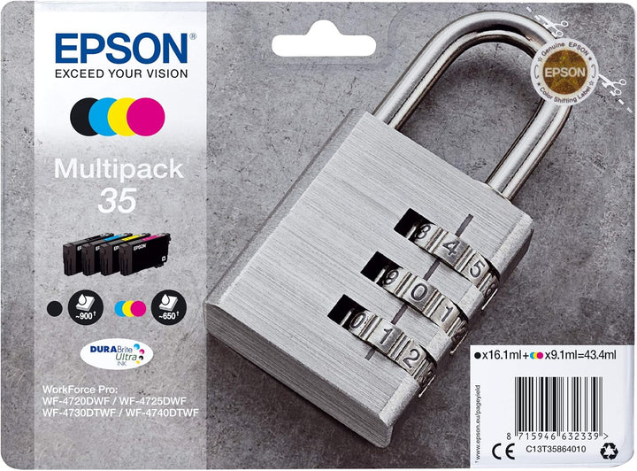Epson Encre 35 N.C.J.M Multipack Flügel Schwarz L