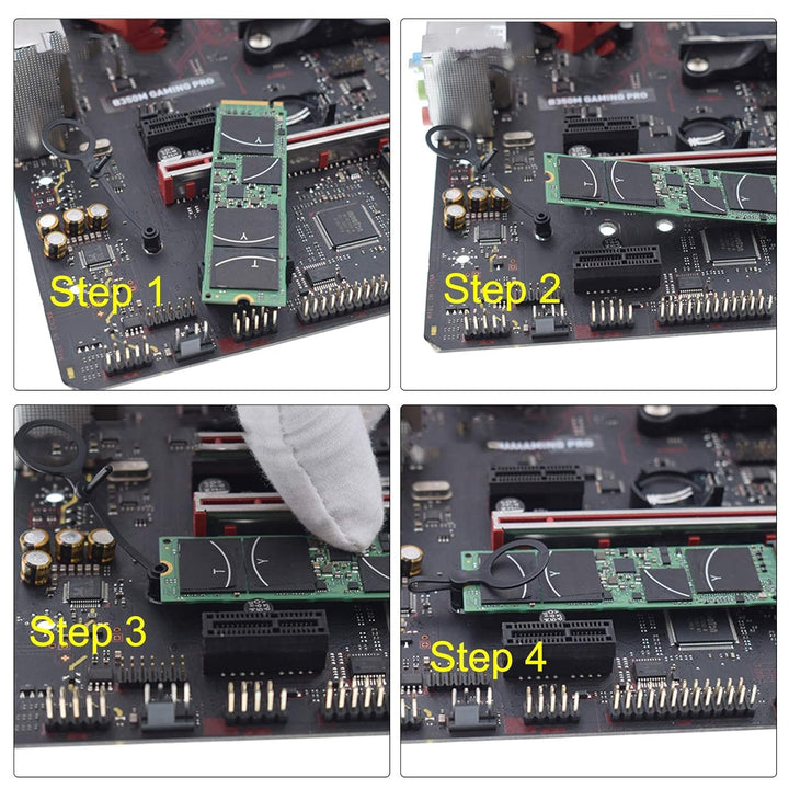 M.2 Schraube, M.2 SSD Montageset, M.2 Abstandshalter und Schraube PC Motherboard Computerschrauben f