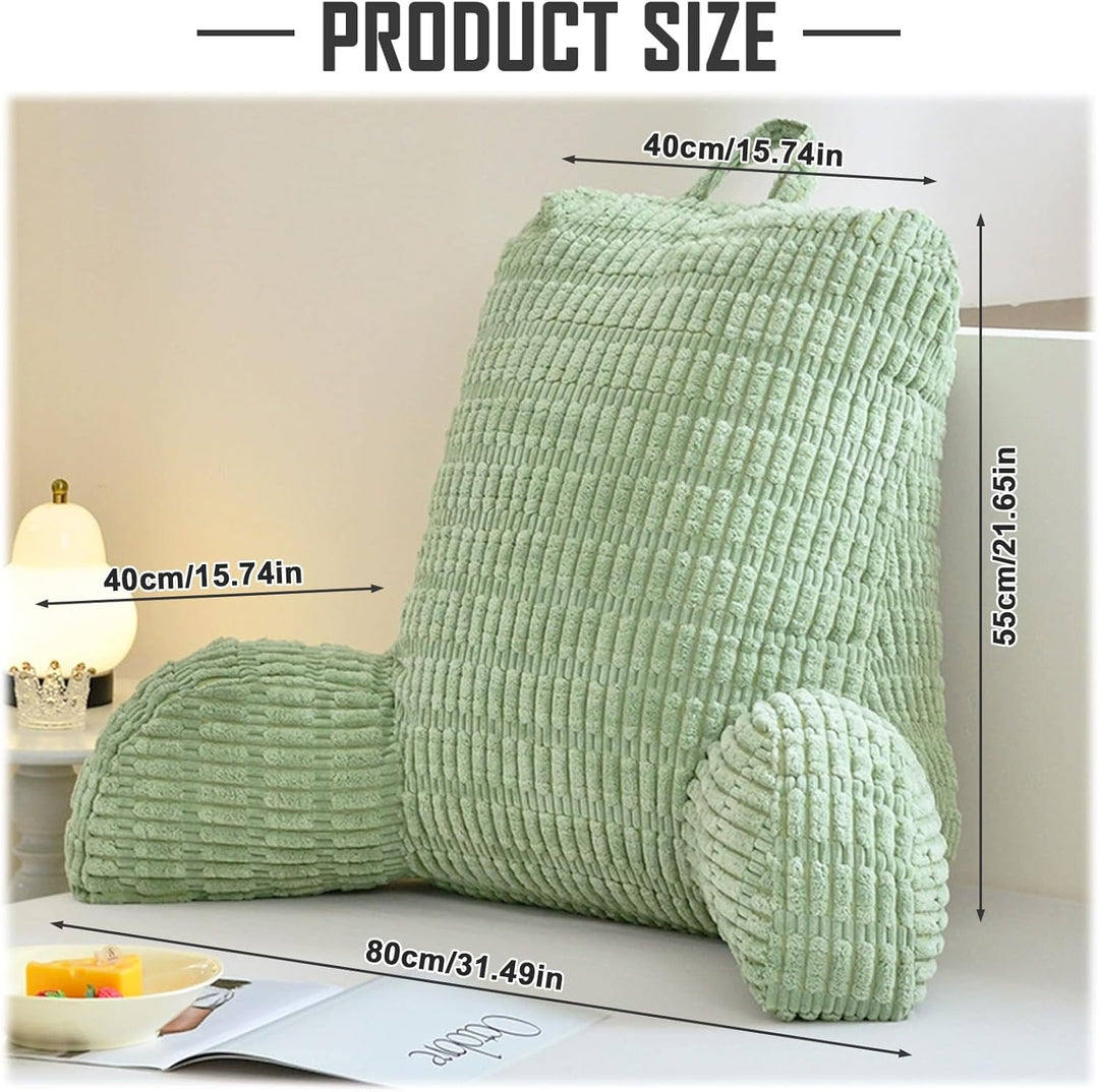 Lesekissen für Bett Und Sofa, Erwachsenensofa mit Rückenlehnenkissen, Sitzkissen mit Armlehne, Rücke