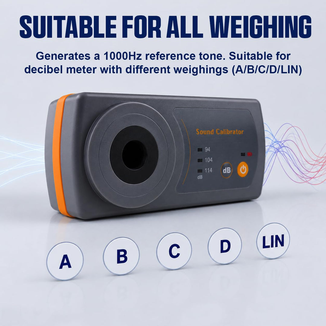 Klang Meter Dezibel Niveau Kalibrator Kalibrierung 114dB / 94dB / 104dB Kalibrierung Niveau für Scha
