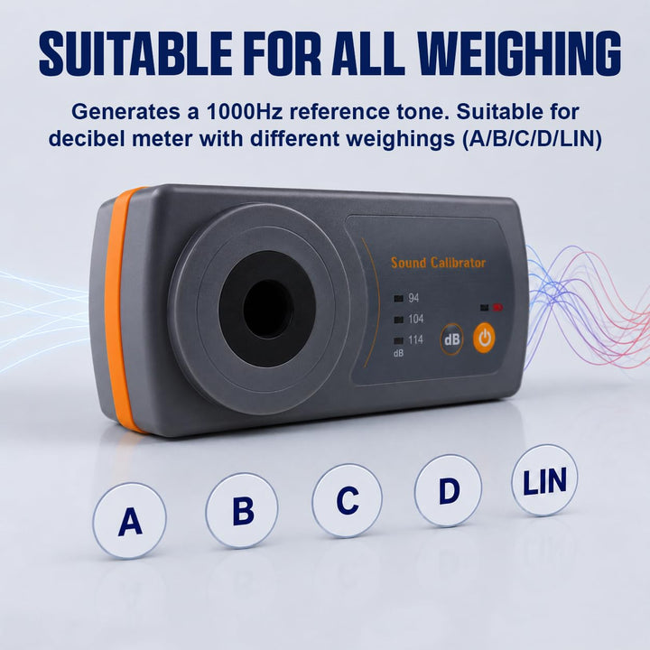 Klang Meter Dezibel Niveau Kalibrator Kalibrierung 114dB / 94dB / 104dB Kalibrierung Niveau für Scha