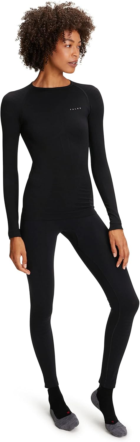 FALKE Damen Maximum Warm Round Neck Funktionsshirt Langarm kalte bis sehr kalte Temperaturen Funktio