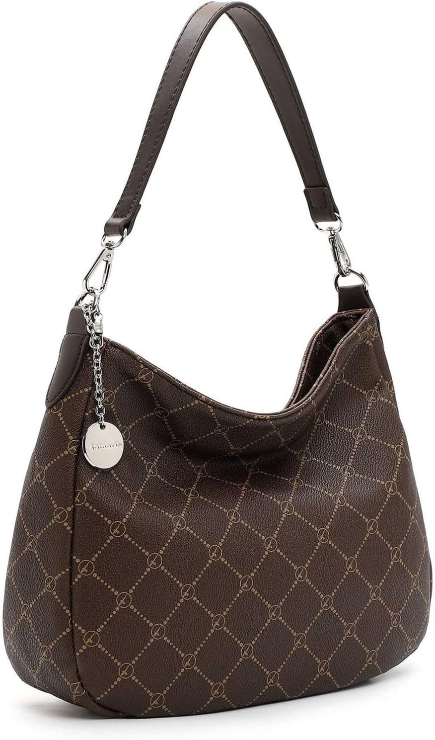 Tamaris Beutel TAS Anastasia 30901 Damen Handtaschen Print darkbrown 218, Darkbrown