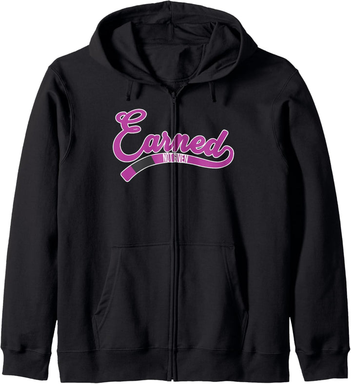 I have earned BJJ Purple belt, not given - BJJ Kapuzenjacke
