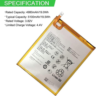 XITAIAN 19.5Wh 5100mAh HB2899C0ECW Ersatz Akku für Huawei MediaPad M3 M5 8.4 Inches BTV-DL09 BTV-W09