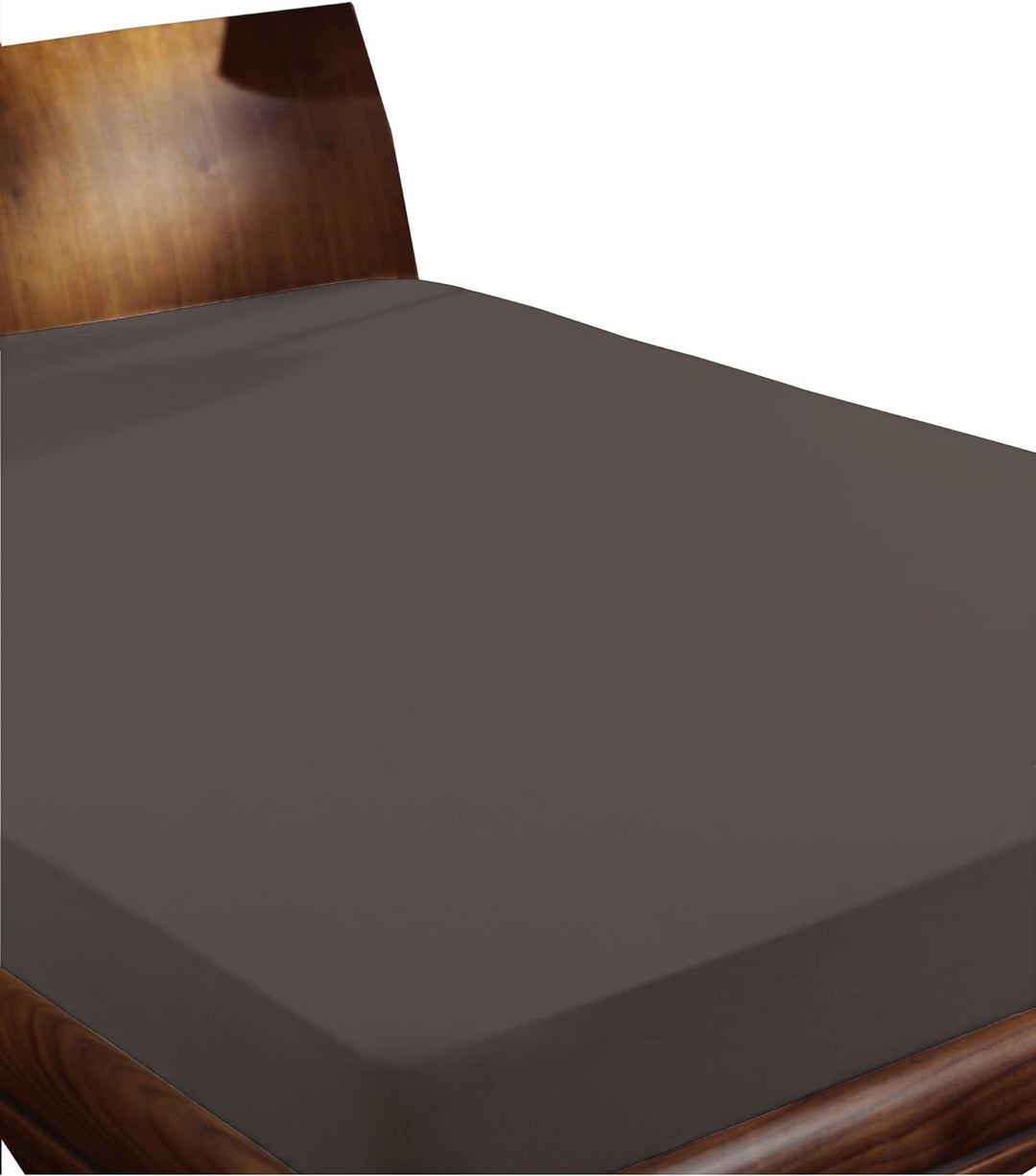 Primera Spannbettlaken Mako Satin 100% Baumwolle Ecru 140-160 x 200 cm, Ecru 140-160 x 200 cm