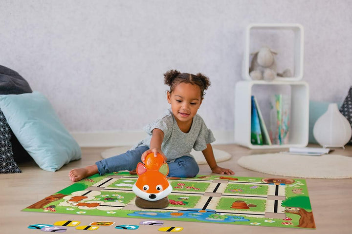 Smoby 190103WEB Jouet d'Eveil Interaktiver Fuchs Foxy – 2 Spielmodi – Lernen, Programmierung und Ric
