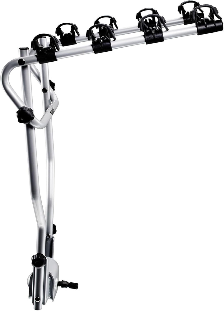 Thule Hangon Fahrradträger für 4 Fahrräder, schwarz - schwarz, 47 x 64 cm, silberfarben, 4 Fahrr&amp;