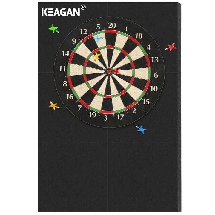 KEAGAN Dartboard-Wandschutz, Eva-Dartboard-Wandschutz, 2,5 cm Verdickt, Selbstklebend, Gespleisst, W