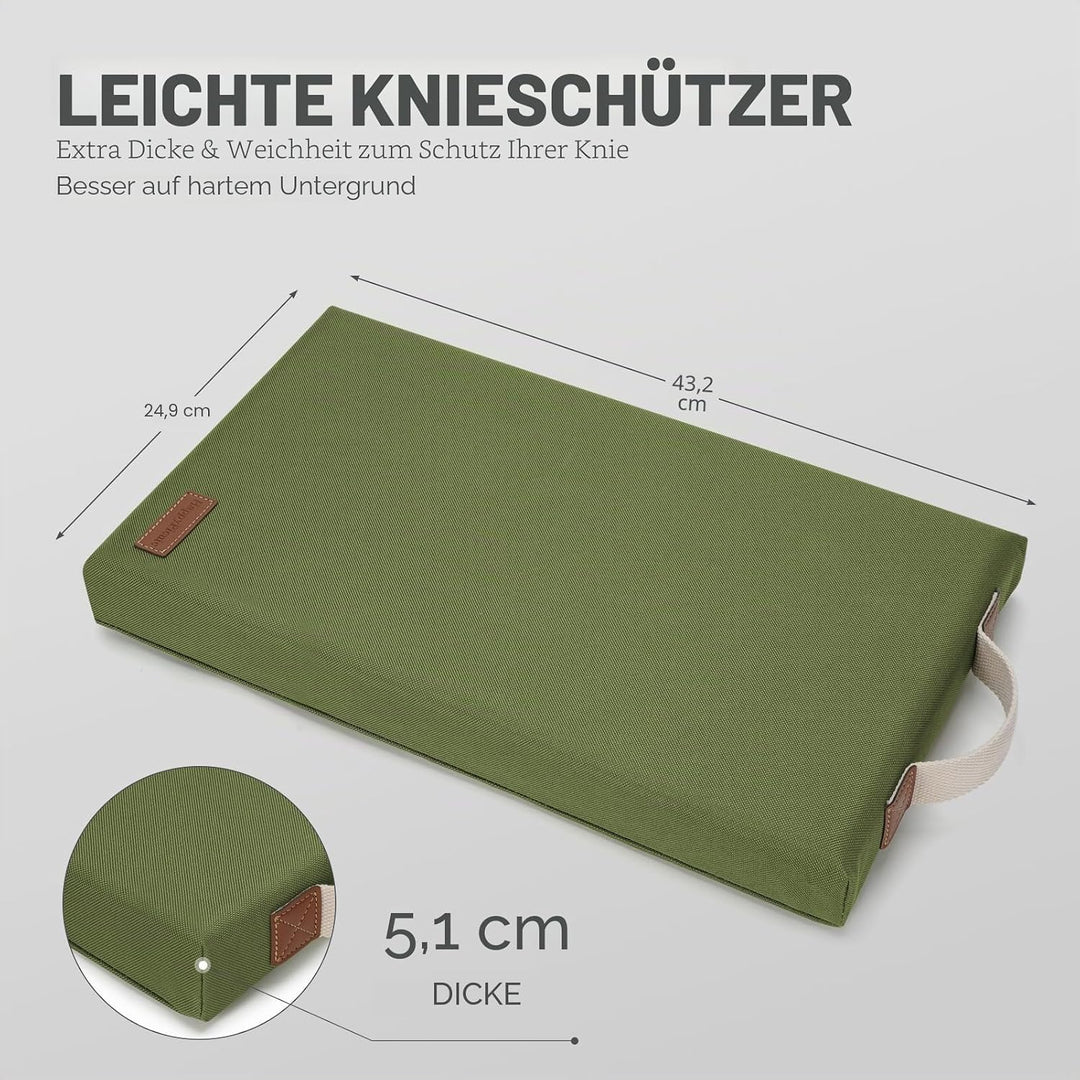 HappyPicnic Garten Kniekissen, Dicker Knieschoner für Gartenarbeit, Werkstatt oder Zuhause, Sitzkiss