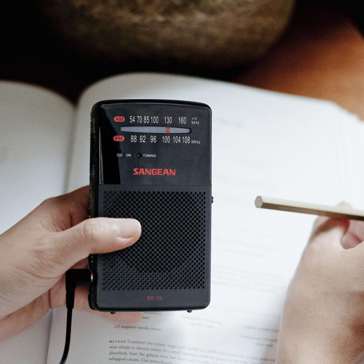 Sangean SR-35 Pocketradio, Taschenradio, Tragbares Mini-radio