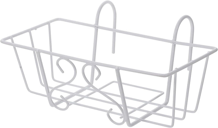 BESTONZON Balkongeländer Blumentopf Halterung Balkon Geländer Topf Regal Metall Blumentopfhalter Eis