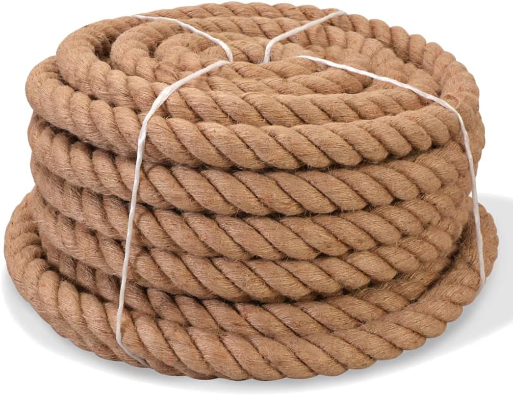 vidaXL Seil 100% Jute 30 mm 50 m 30 mm x 50 m, 30 mm x 50 m