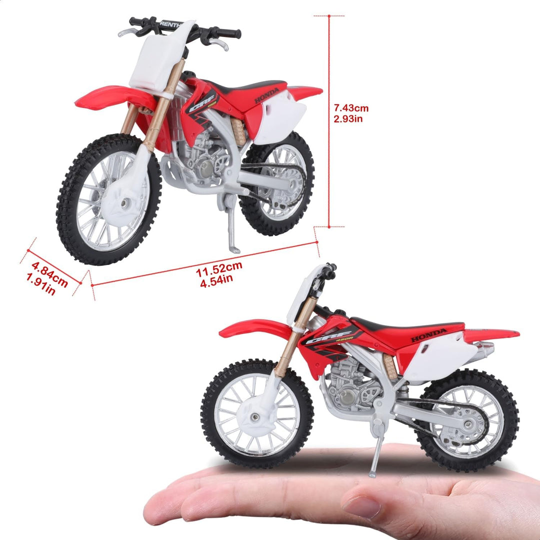 Bburago 1:18 Massstab Kompatibel mit Honda CRF450 in Rot