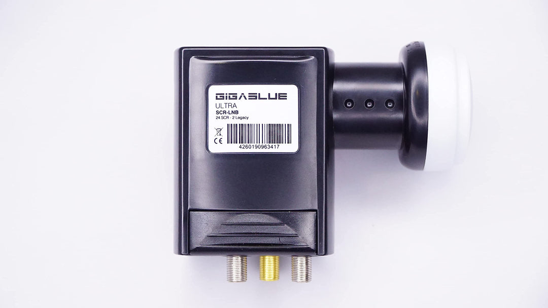 GigaBlue Ultra Unicable SCR-LNB / 24 SCR - 2 Legacy UHD 4K multifeed-tauglich mit Wetterschutz (24 T