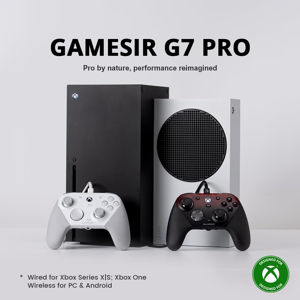 GameSir G7 Pro 1000Hz Controller mit Ladestation für Xbox Series X|S, Xbox One, Windows 10/11 & Andr