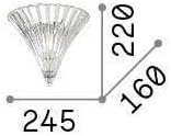 Evergreen Lights Wandleuchte Santa AP1 Small