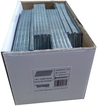 Stauchkopfnägel 50 mm NK 20° passend für Hikoki NT1865DA Milwaukee M18CN16GA BR-07 2,0M