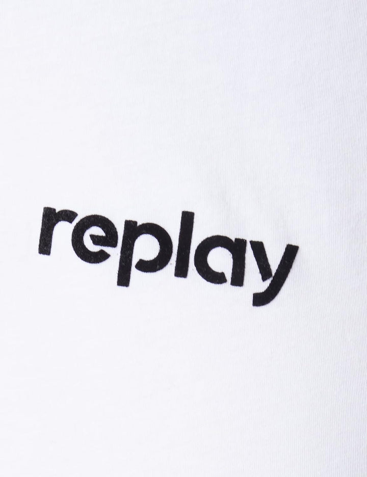 Replay Damen T-Shirt, 001 White
